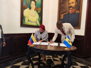 Venezuela y Barbados firmaron memorándum de cooperación 