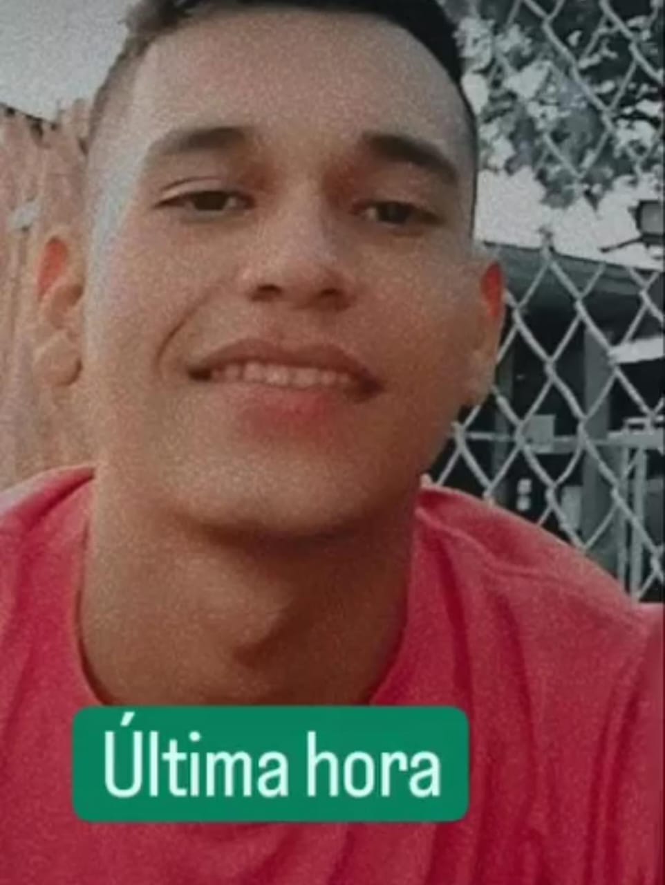 Apareció el joven