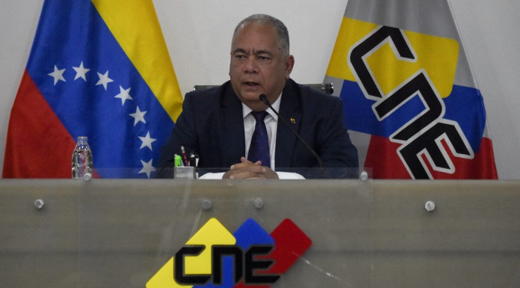Elvis Amoroso Presidente del CNE repudió comunicado de la Unión Europea