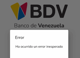 Plataforma del Banco de Venezuela presenta fallas