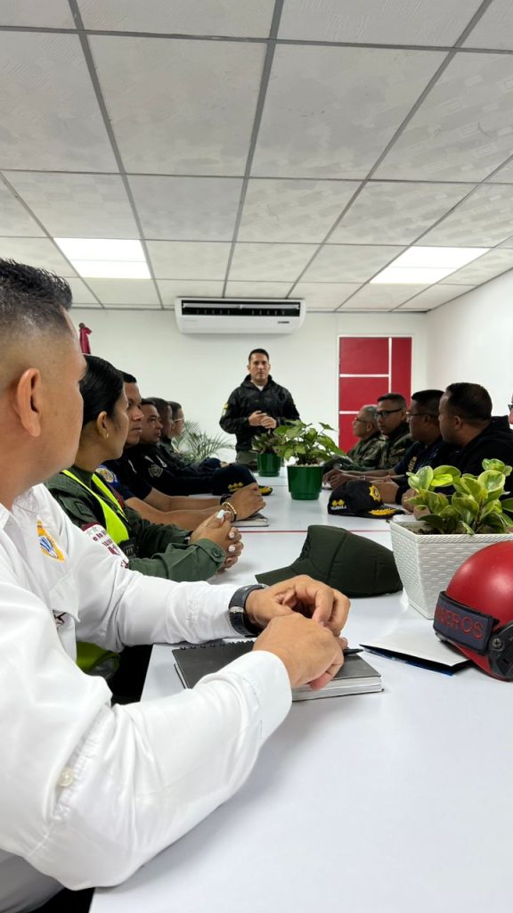 Cuerpo de seguridad se reunieron en Guacara