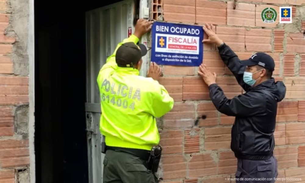 Incautan nueve inmuebles