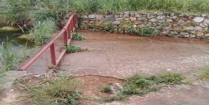 Desbordamiento de la laguna Las Mayas