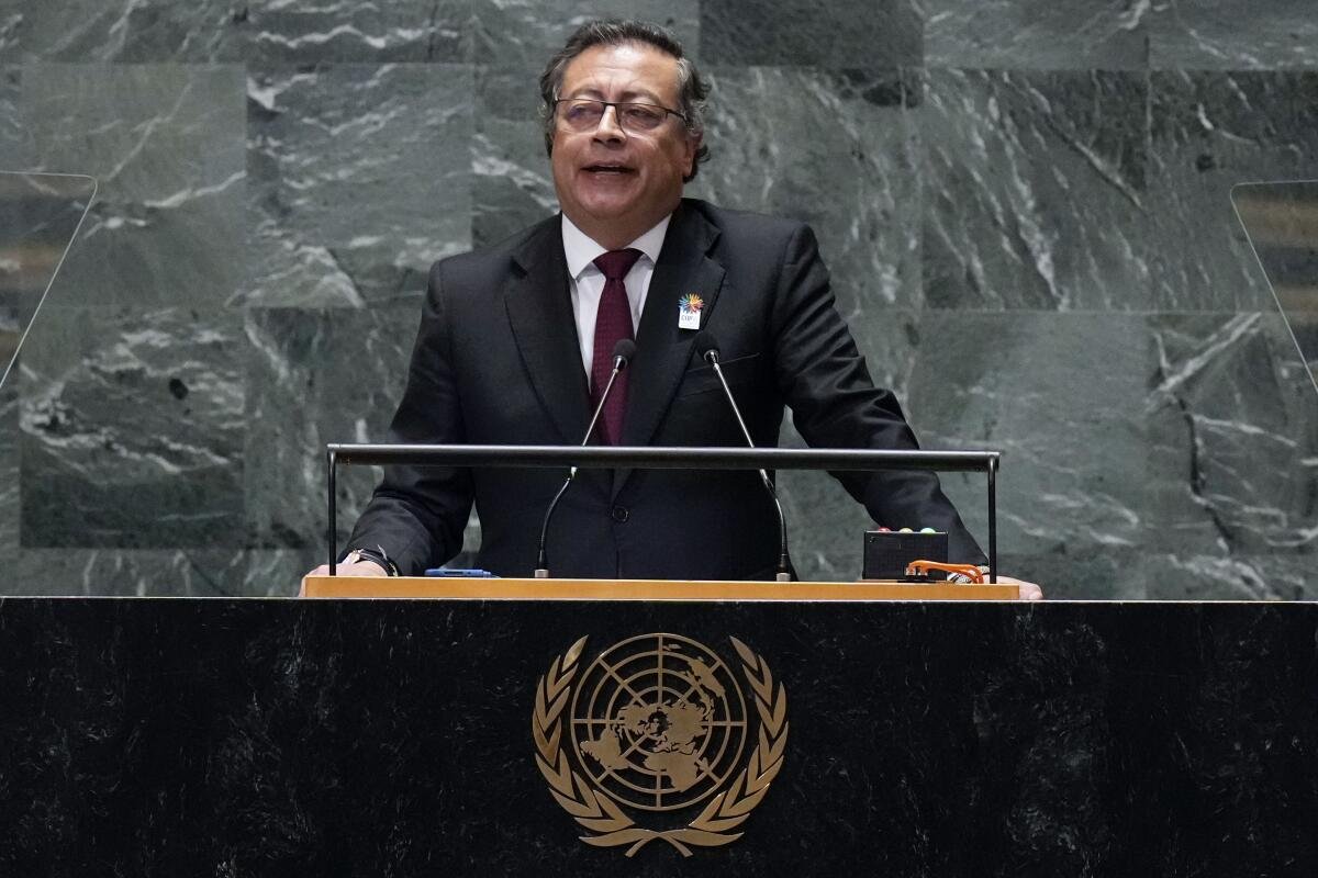 presidente Gustavo Petro Colombia ONU Presidente de colombia Gustavo Petro