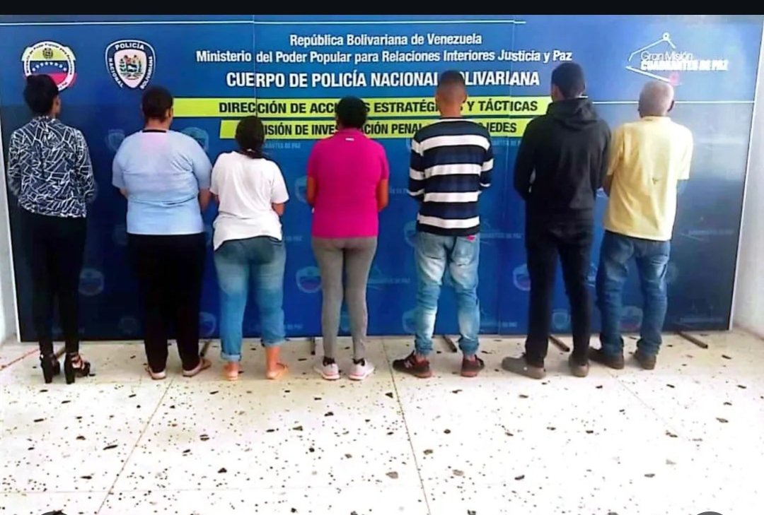 Detienen a siete personas en Cojedes por presunto abuso sexual