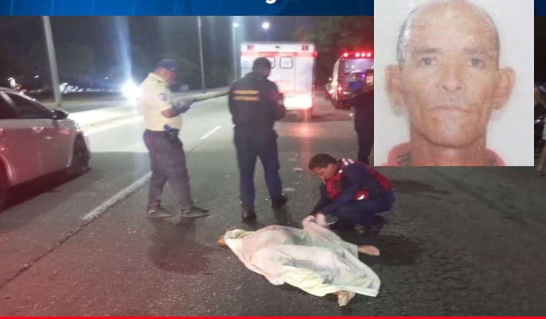 Un cincuagenario murió arrollado en Puerto Cabello