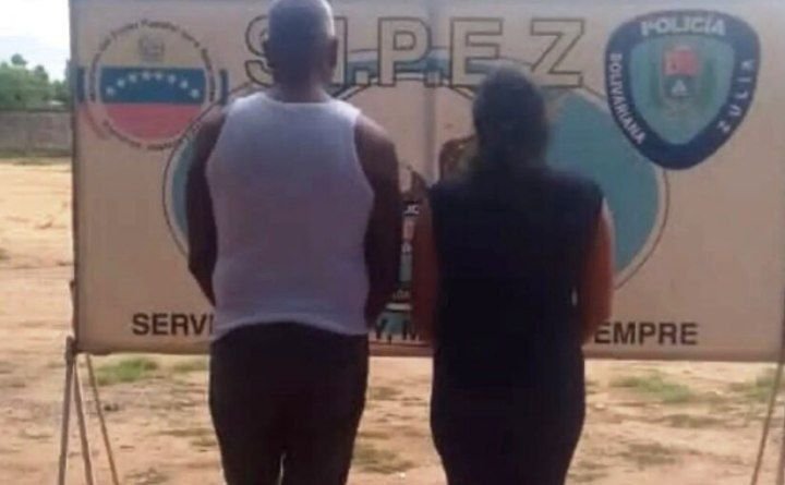 Detienen pareja agredir