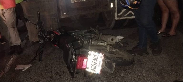 Dos lesionados dejó colisión un motorizado en Puerto Cabello