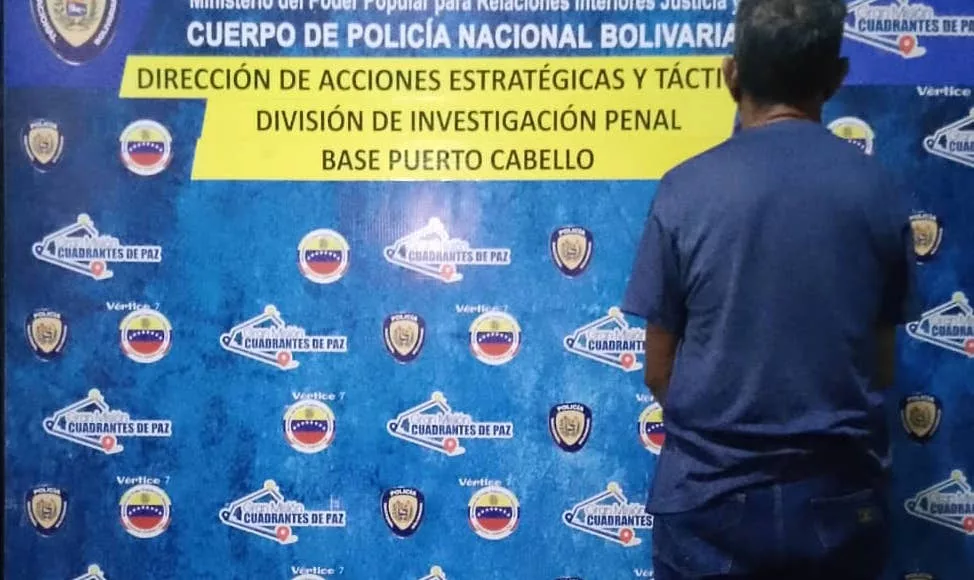 Detenido por golpear a su sobrina en Puerto Cabello