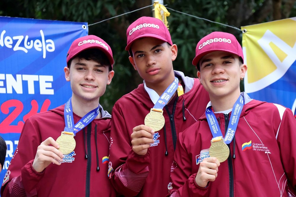 Carabobo gana dos medallas de oro y una de plata en Tiro con Pistola de Aire 10 metros Juegos Nacionales 2024