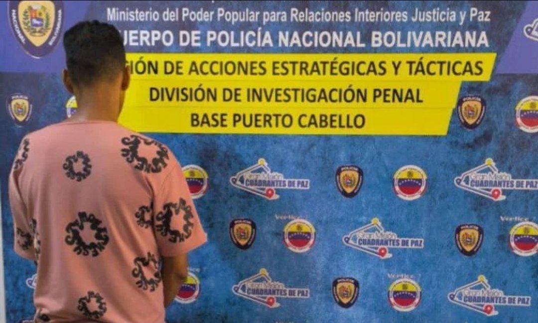 CPNB capturó a sujeto por violencia de género en Puerto Cabello