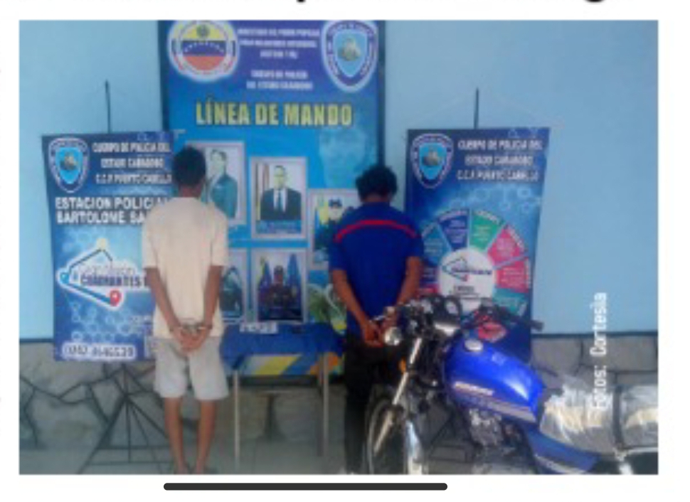 PoliCarabobo capturó a dos sujetos con estupefacientes en Puerto Cabello