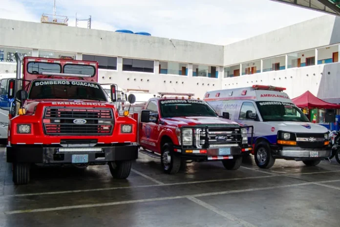 Castañeda dotó al Cuerpo de Bomberos de Guacara de nuevas unidades y equipamiento