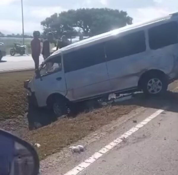 Cantante Cristina Maica sufrió accidente de tránsito junto a su equipo en la ARC