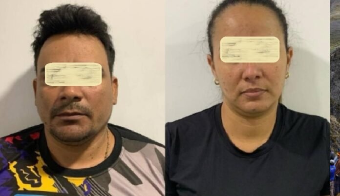 Detuvieron a una pareja