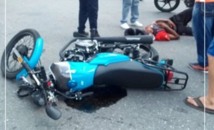 Colisión frente al Misael Delgado