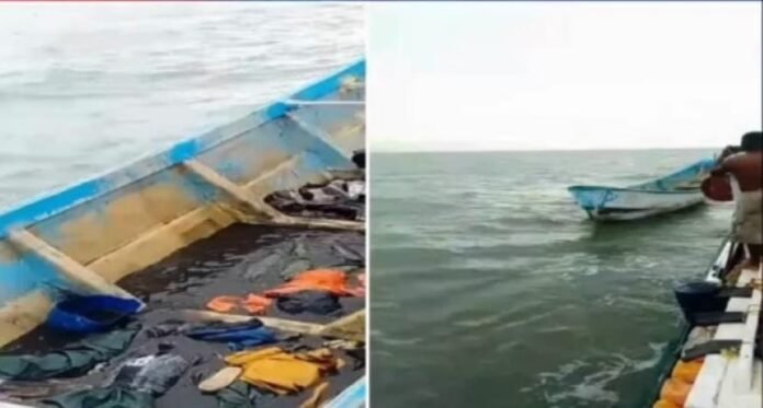 Pescadores hallan una embarcación