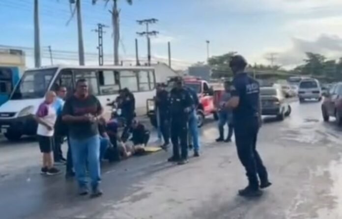 Una mujer fue arrollada