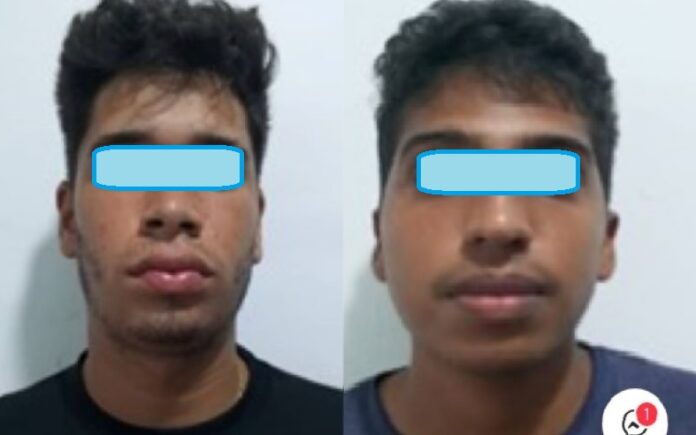 Detenidos dos hombres