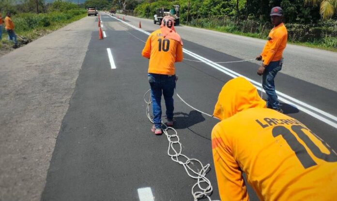 Gobierno de Carabobo avanza en demarcación vial