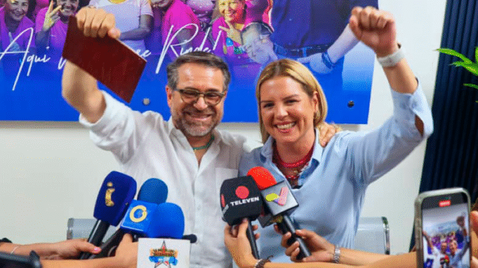 Gobernador Lacava y alcaldesa de Los Guayos