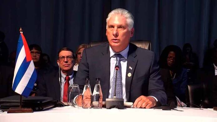 presidente cubano Miguel Díaz-Canel