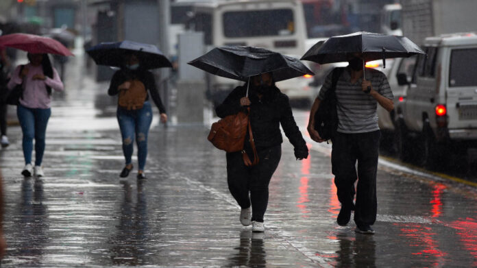Inameh prevé lluvias en varias regiones del país
