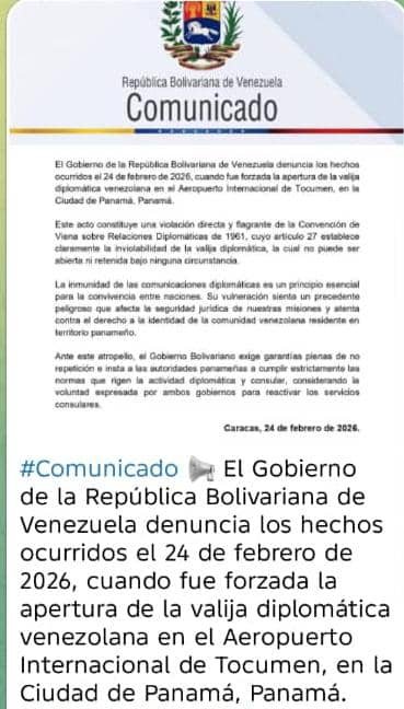 Violación de valija diplomática